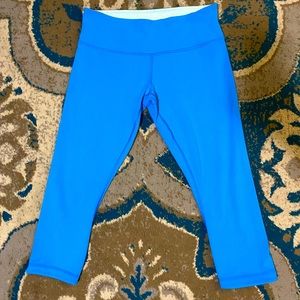 Lululemon Wunder Unders Crop Reversible Teal 8